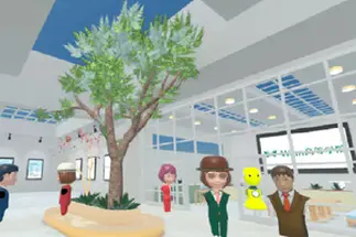 WAM高等学院の仮想空間教室